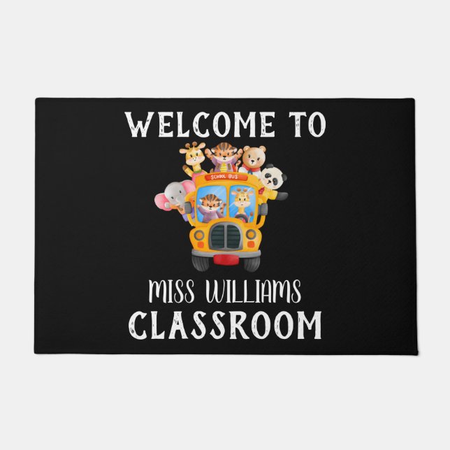 Teacher Classroom Welcome Door Mat (Front)