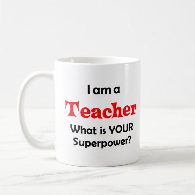 teacher coffee mug (Left)