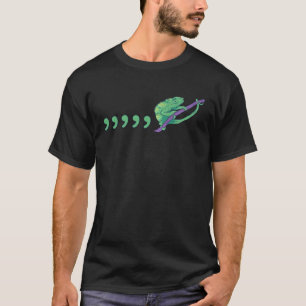 Teacher Comma Chameleon 80 s T-Shirt