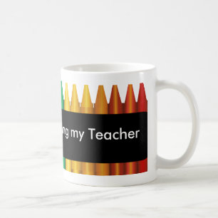 Teacher Crayon Design Mug 3