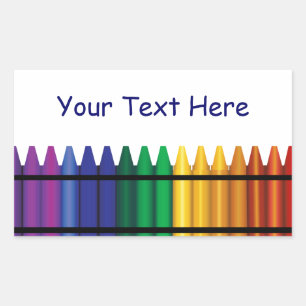 Teacher Crayons Sticker