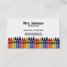 Teacher Crayons Template