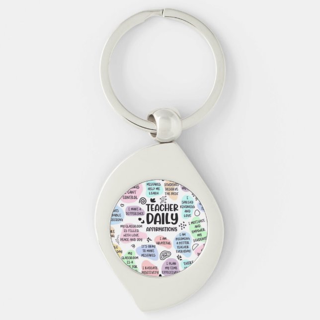 Teacher Daily Key Ring (Front)