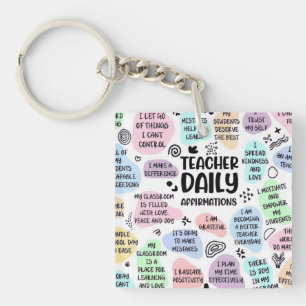 Teacher Daily Key Ring