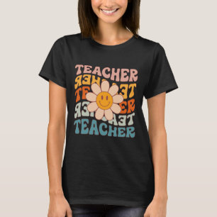 Teacher Daisy Colourful - Elementary School Teache T-Shirt