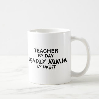 Teacher Deadly Ninja by Night Coffee Mug