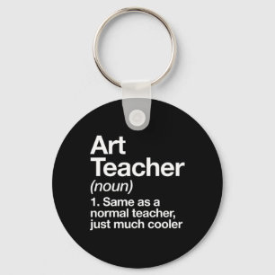 Teacher Definition Funny Back To School First Day  Key Ring