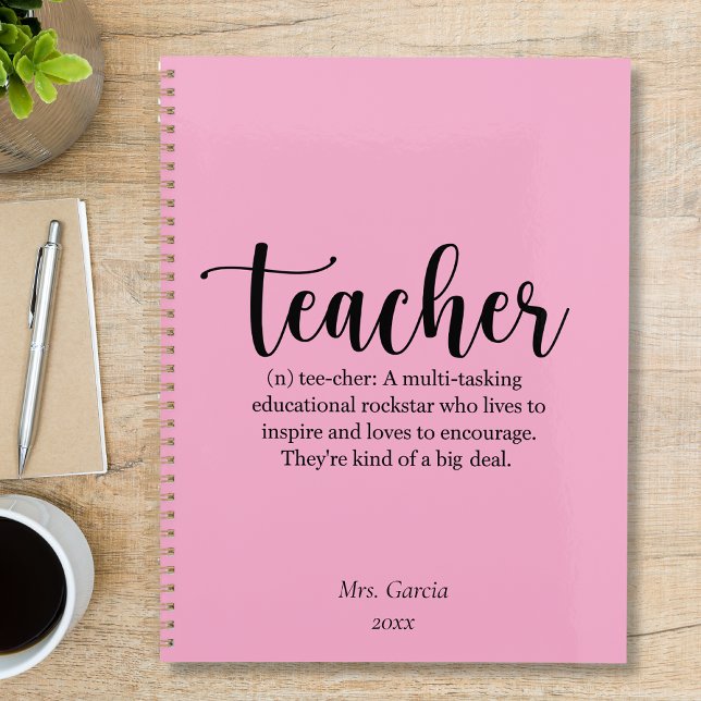 Teacher Definition Monthly Planner Organiser (Creator Uploaded)