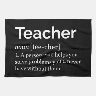 Teacher Definition Tea Towel