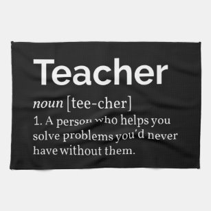 Teacher Definition Tea Towel
