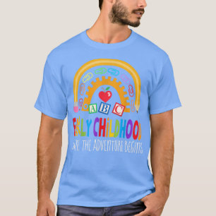 Teacher Early Childhood Education Preschool Head S T-Shirt