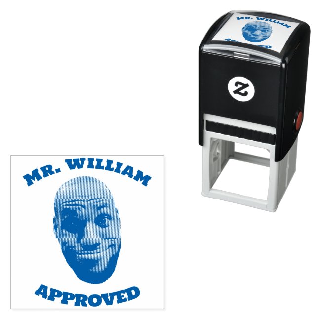 Teacher Face Stamp, Funny Face Teacher Approval Self-inking Stamp (In Situ)
