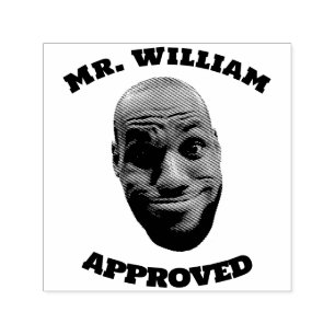 Teacher Face Stamp, Personalised Teacher Gift Self-inking Stamp