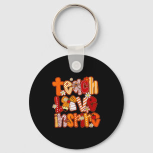 Teacher Fall,teach Love Insre,autumn Teacher Funny Key Ring