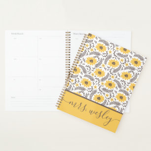 Teacher Floral Planner