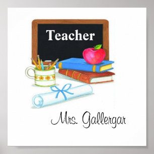 Teacher Frame Poster