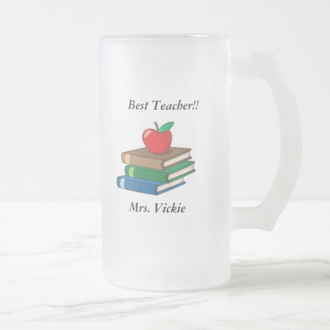 Teacher Frosted Mug (Right)