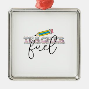Teacher Fuel Metal Tree Decoration