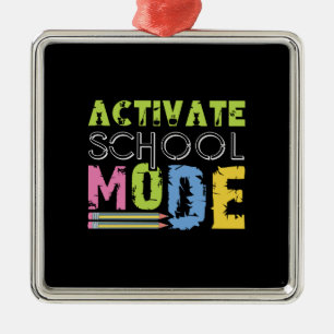 Teacher Gift   Activate School Mode Metal Tree Decoration
