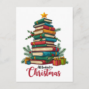 Teacher Gift All Booked For Christmas Postcard