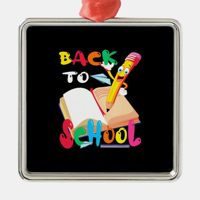 Teacher Gift | Back To School Metal Tree Decoration (Front)