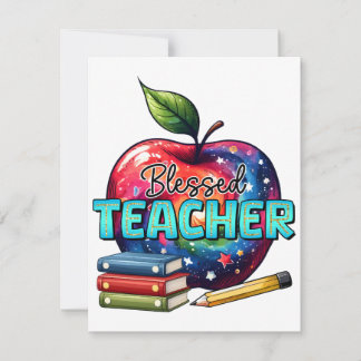 Teacher Gift | Blessed Teacher Invitation