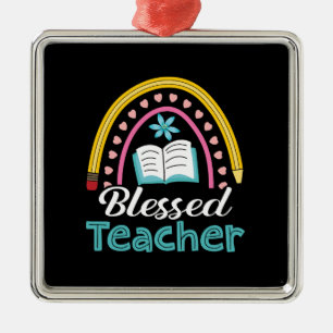 Teacher Gift   Blessed Teacher Metal Tree Decoration