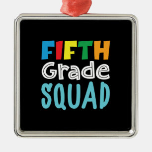 Teacher Gift   Fifth Grade Squad Metal Tree Decoration