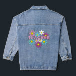 Teacher, Gift for teacher, teacher appreciation  Denim Jacket<br><div class="desc">✨Hey friends! Welcome to my shop… I am SO happy you're here! I hope to serve you with many cute designs you'll cherish forever!! US✨
 ✨Show Your Support with a favorite person! ✨ 
✨I𝗠𝗣𝗢𝗥𝗧𝗔𝗡𝗧 𝗡𝗢𝗧𝗘: Thank you for choosing our shop and supporting our small business. Happy sipping!✨</div>