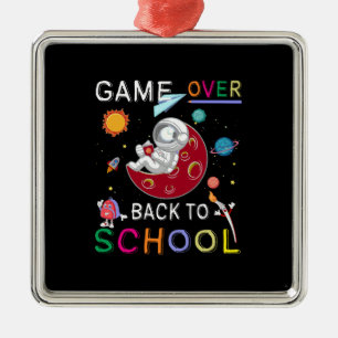 Teacher Gift   Game Over Back To School Metal Tree Decoration