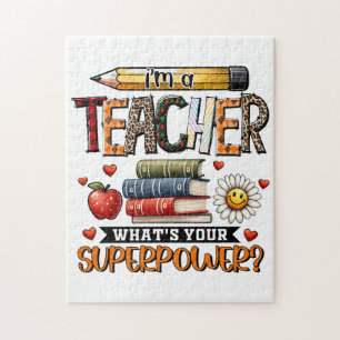 Teacher Gift I Am A Teacher Jigsaw Puzzle