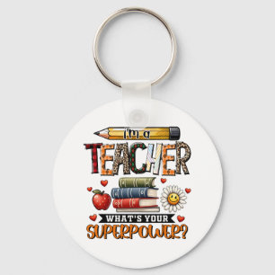 Teacher Gift I Am A Teacher Key Ring