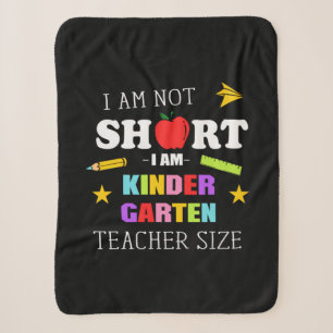 Teacher Gift I Am Kindergarten Teacher Sherpa Blanket