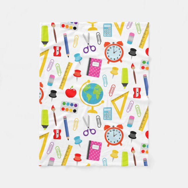 Teacher Gift | I Can Only Make Them Think Fleece Blanket (Front)