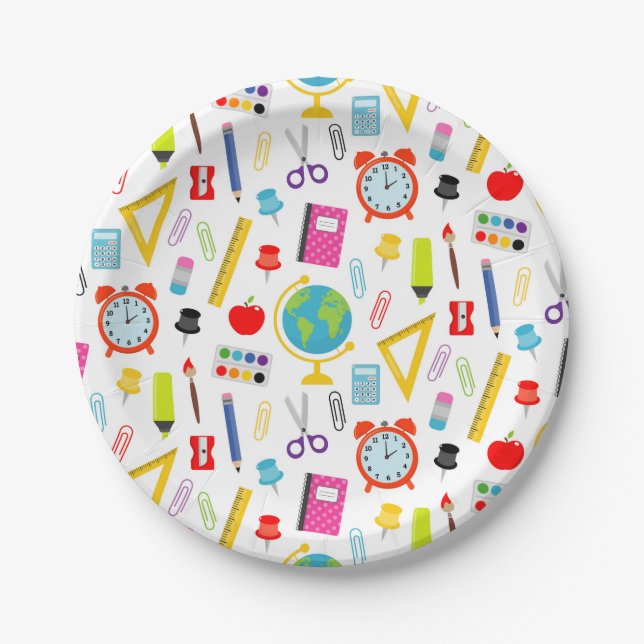Teacher Gift | I Can Only Make Them Think Paper Plate (Front)