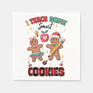 Teacher Gift I Teach Some Smart Cookies Napkin