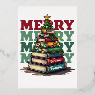 Teacher Gift Merry Christmas Teacher Books