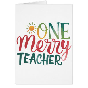 Teacher Gift   One Merry Teacher