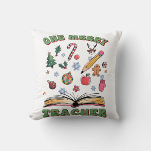 Teacher Gift One Merry Teacher Cushion