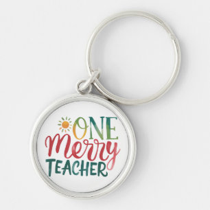 Teacher Gift   One Merry Teacher Key Ring