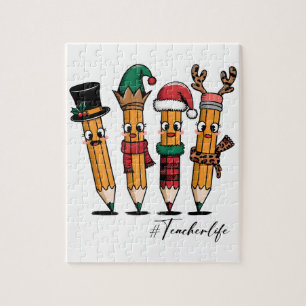 Teacher Gift Pencil Teacher Life Jigsaw Puzzle