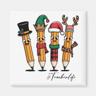 Teacher Gift Pencil Teacher Life Magnet