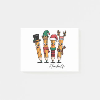 Teacher Gift | Pencil Teacher Life Post-it Notes