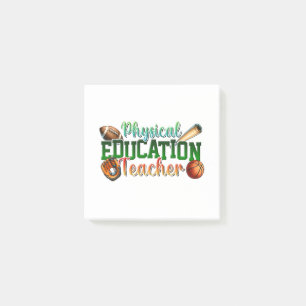 Teacher Gift Physical Education Teacher Post-it Notes