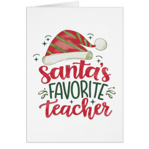 Teacher Gift Santa's Favourite Teacher