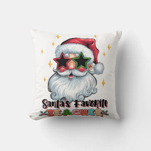 Teacher Gift Santas Favourite Teacher Cushion