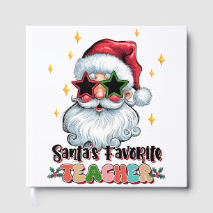 Teacher Gift   Santas Favourite Teacher Guest Book