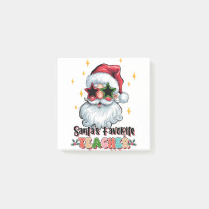 Teacher Gift Santas Favourite Teacher Post-it Notes