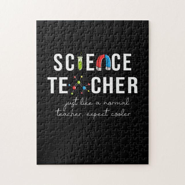 Teacher Gift Science Teacher Jigsaw Puzzle (Vertical)