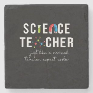 Teacher Gift Science Teacher Stone Coaster